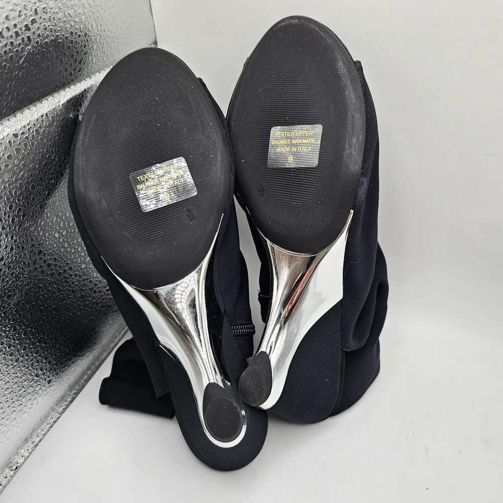 NIB Onex Women's Gabriella Heels Black/Silver Size 9 Onex recommends sizing up - Picture 4 of 8